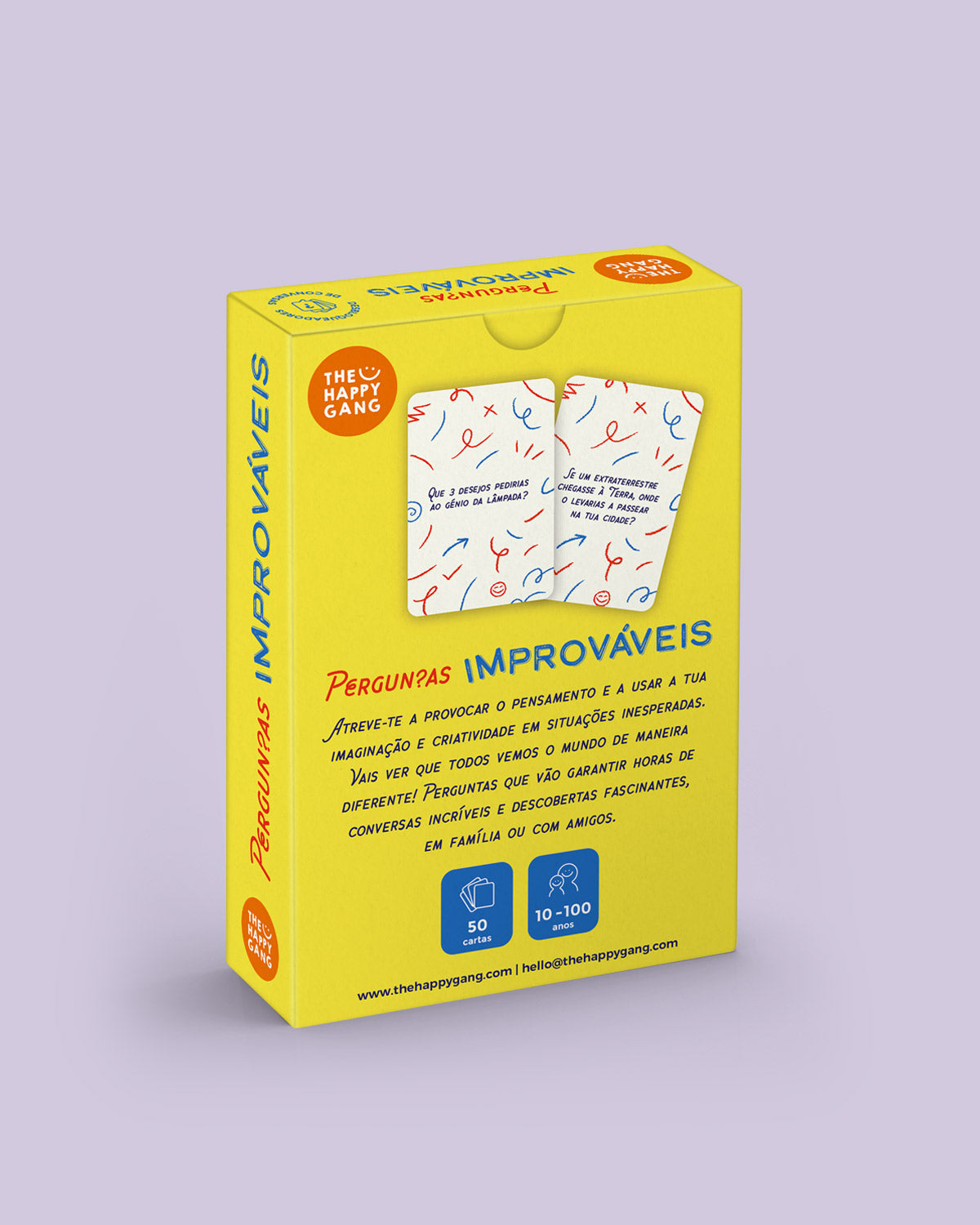 Perguntas Improváveis - Jogos de Cartas - The Happy Gang