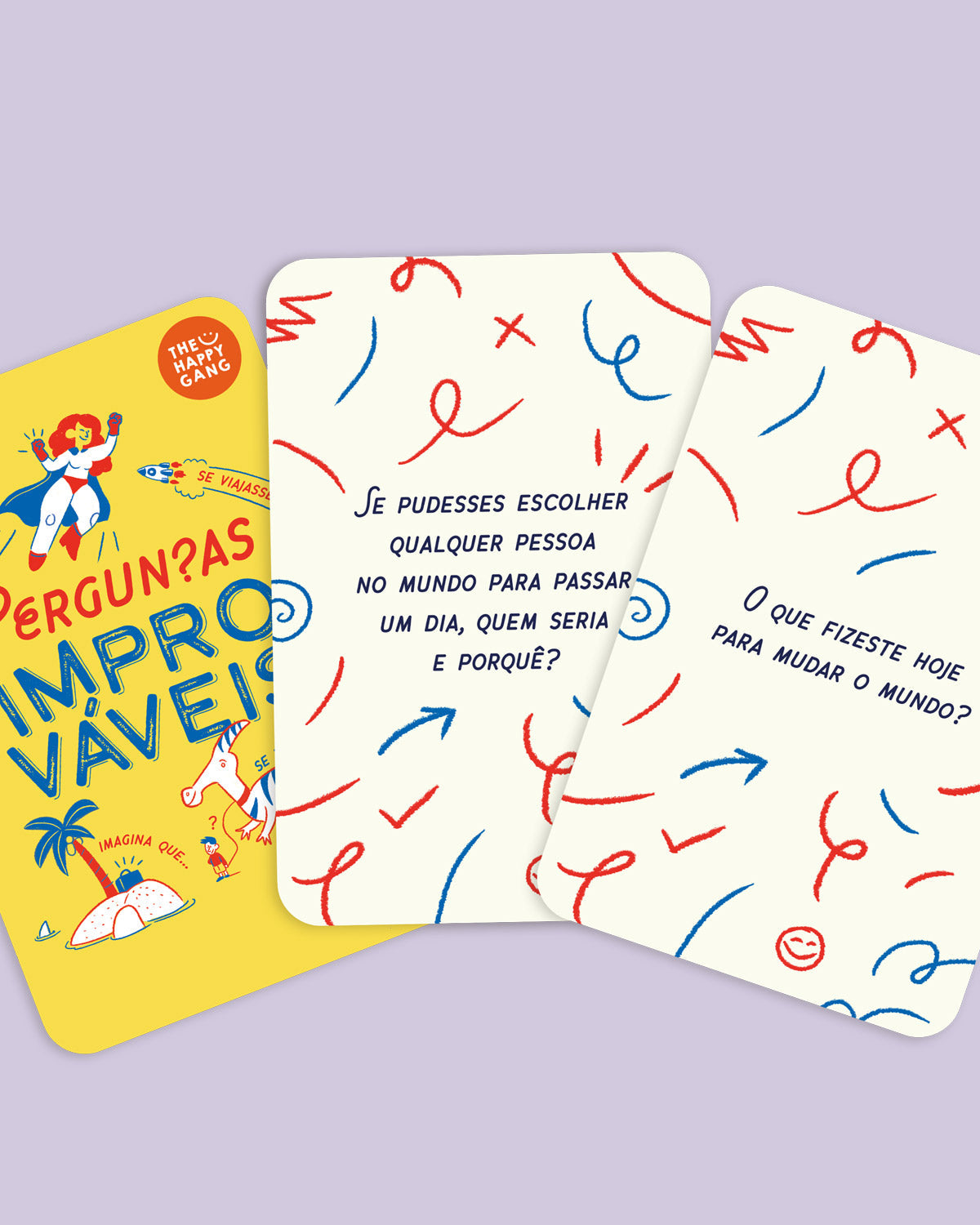 Perguntas Improváveis - Jogos de Cartas - The Happy Gang