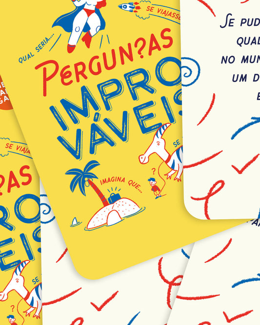 Perguntas Improváveis - Jogos de Cartas - The Happy Gang