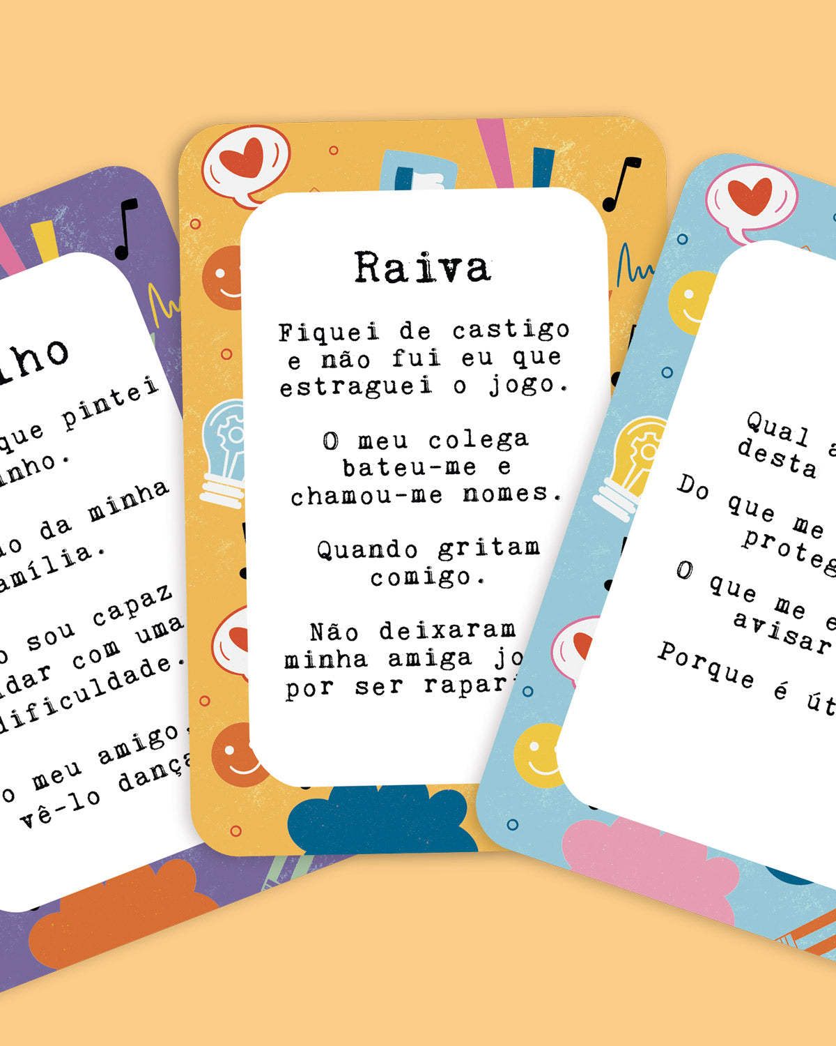 Vamos Falar de Emoções! - Jogos de Cartas - The Happy Gang