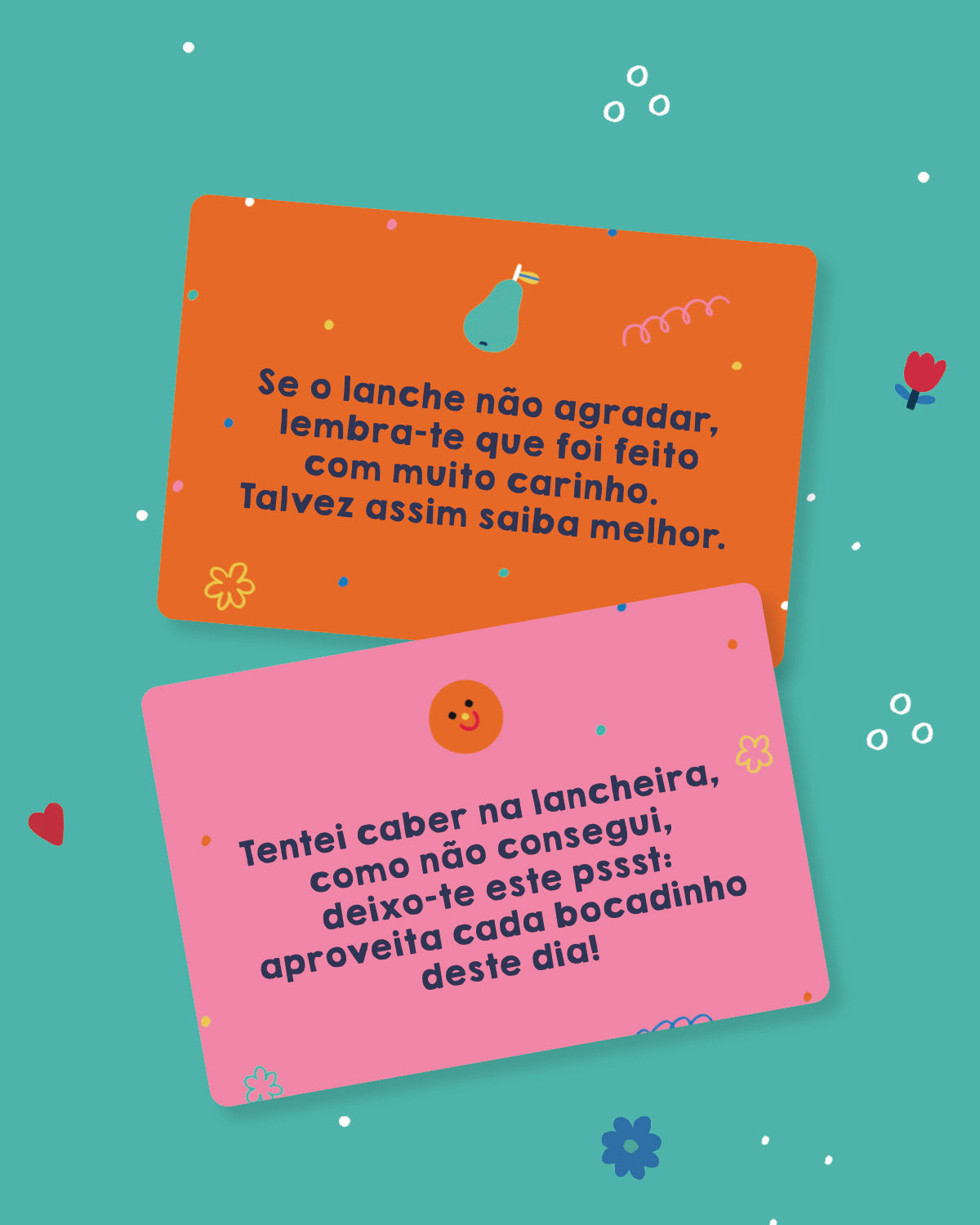 Mensagens para a Lancheira! - Jogos de Cartas - The Happy Gang