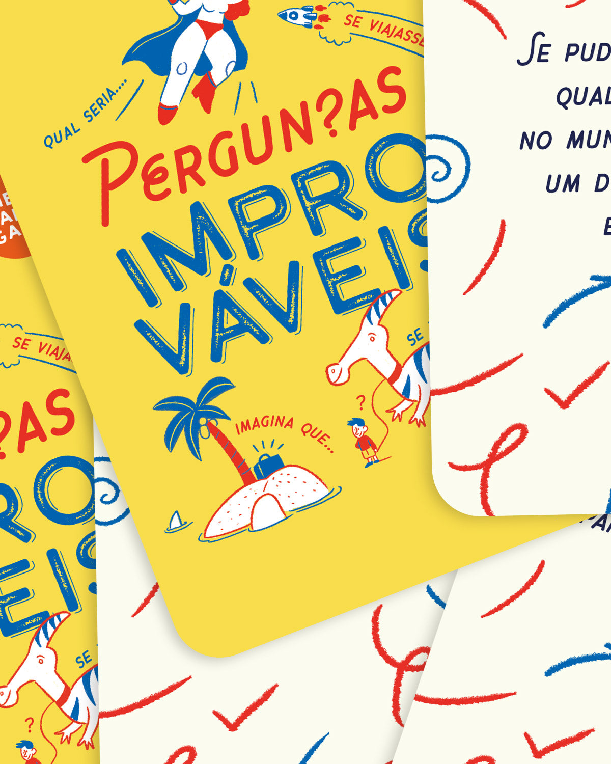 Perguntas Improváveis - Jogos de Cartas - The Happy Gang