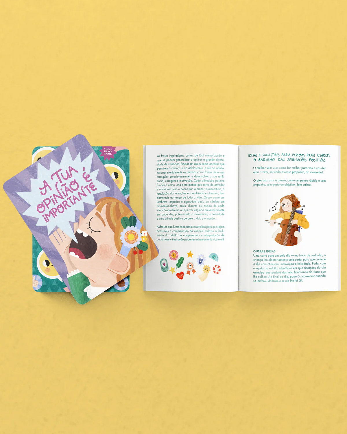 As Minhas Afirmações Positivas - Jogos de Cartas - The Happy Gang